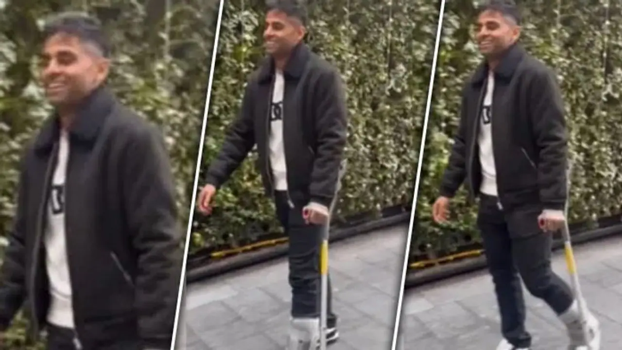 "Injuries are never enjoyable," shares Suryakumar Yadav in a video depicting him walking with crutches (WATCH) "Injuries are never enjoyable," shares Suryakumar Yadav in a video depicting him walking with crutches (WATCH)