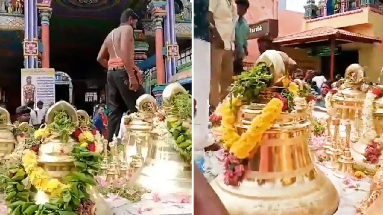 From TN to Ayodhya: 42 bells, weighing 1,250 kg, begin journey to Ram Temple amid Jai Shri Ram chants (WATCH)