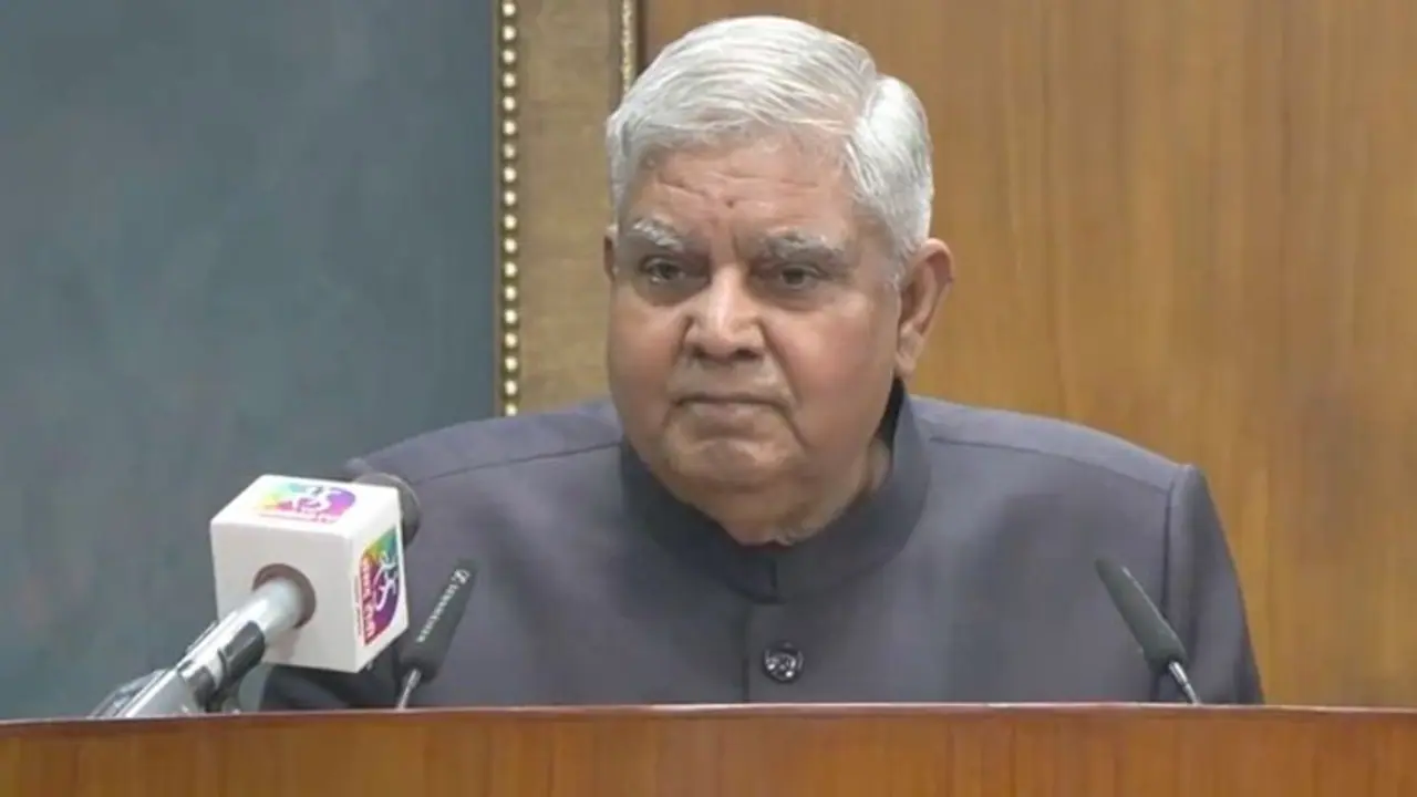 Rajya Sabha Chairman Jagdeep Dhankhar condemns Pramod Tiwari's mic manipulation claims (WATCH)
