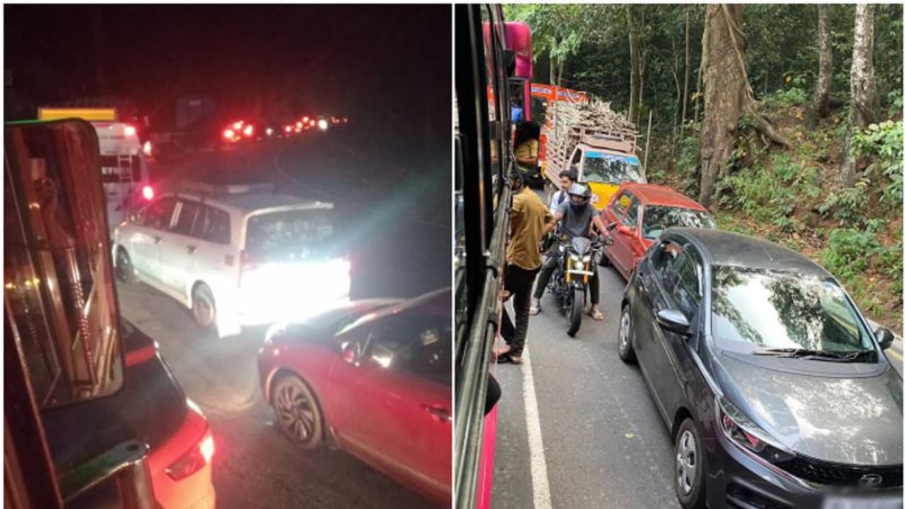 ഒരു രക്ഷയുമില്ല! ചുരത്തിൽ കറങ്ങി കറങ്ങി കുരുങ്ങി കുരുങ്ങി വാഹനങ്ങൾ, ഏതേലും വണ്ടി കേടായാൽ പിന്നെ വൻ 'പണി'