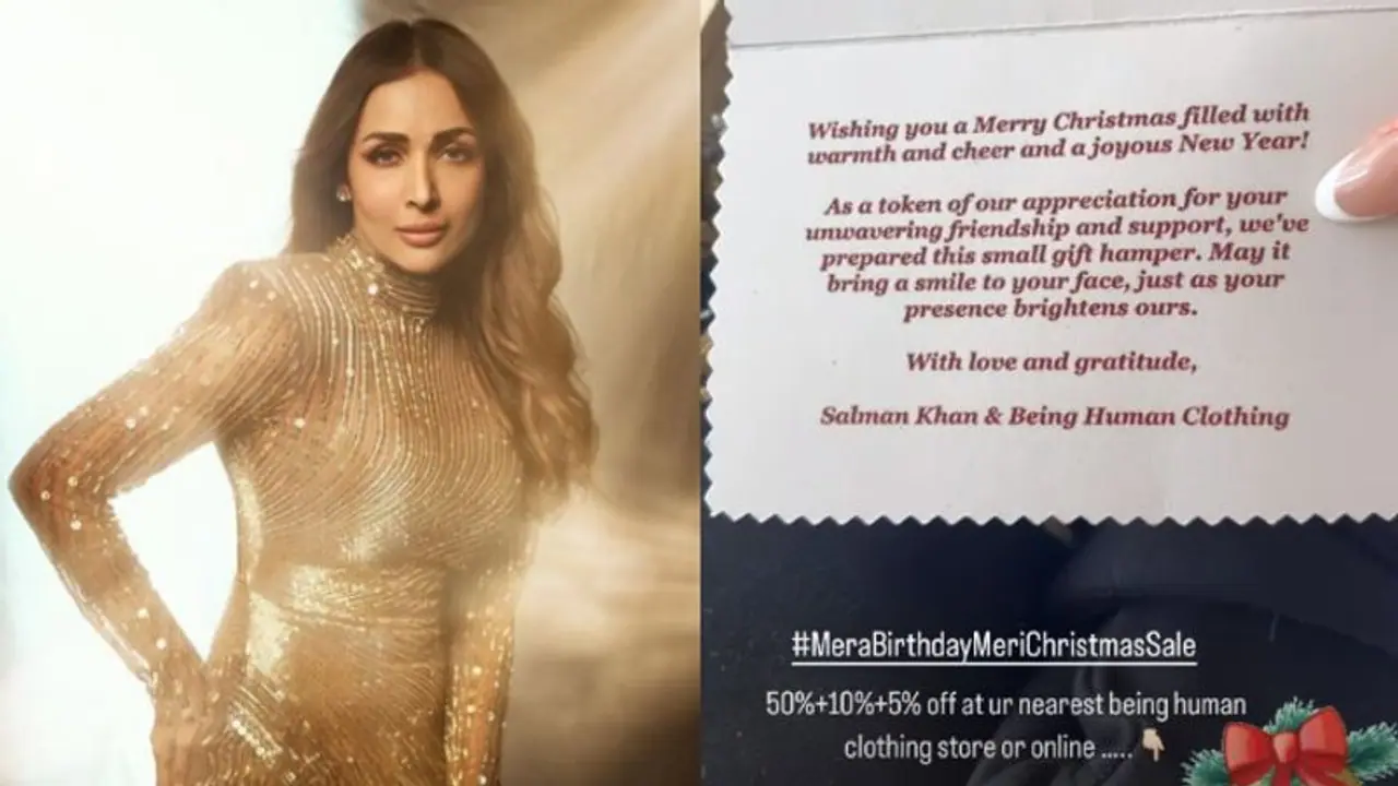 Salman Khan sends special Christmas gift hamper to Malaika Arora, actress gives the sweetest shoutout Salman Khan sends special Christmas gift hamper to Malaika Arora, actress gives the sweetest shoutout