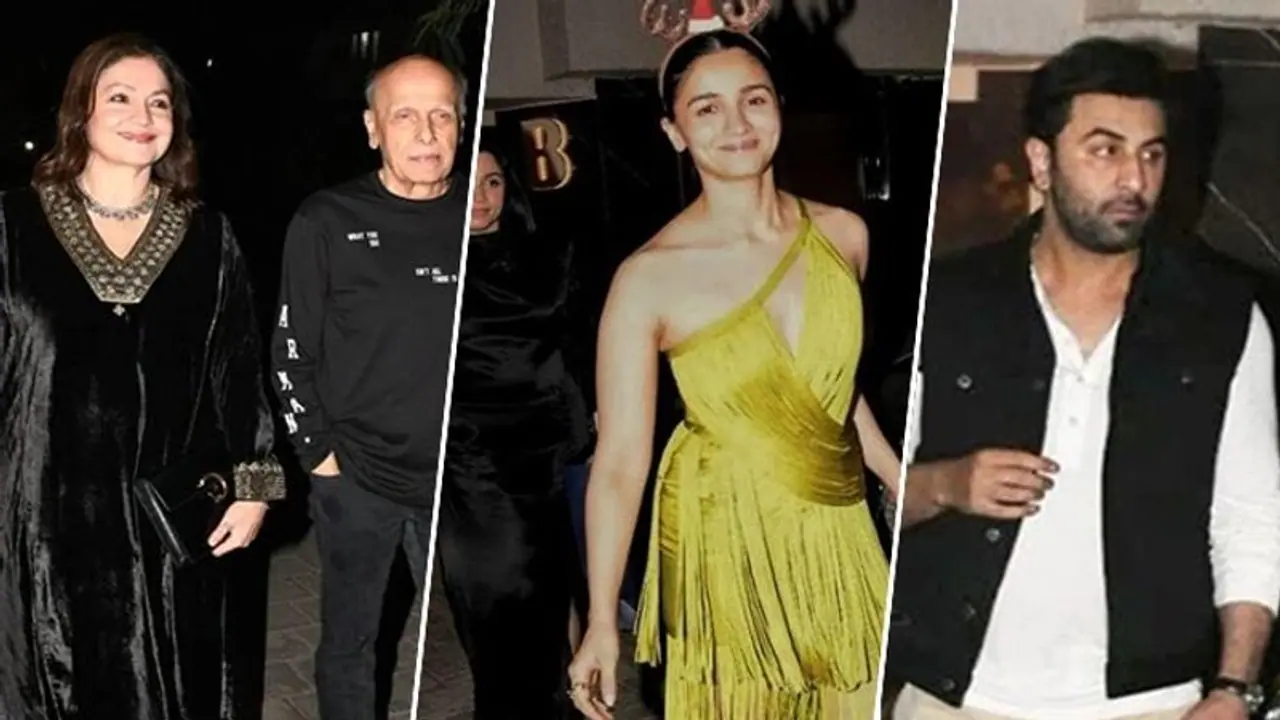 Christmas 2023: Ranbir Kapoor, Alia Bhatt celebrate holiday eve at Mahesh Bhatt's house [PICTURES]