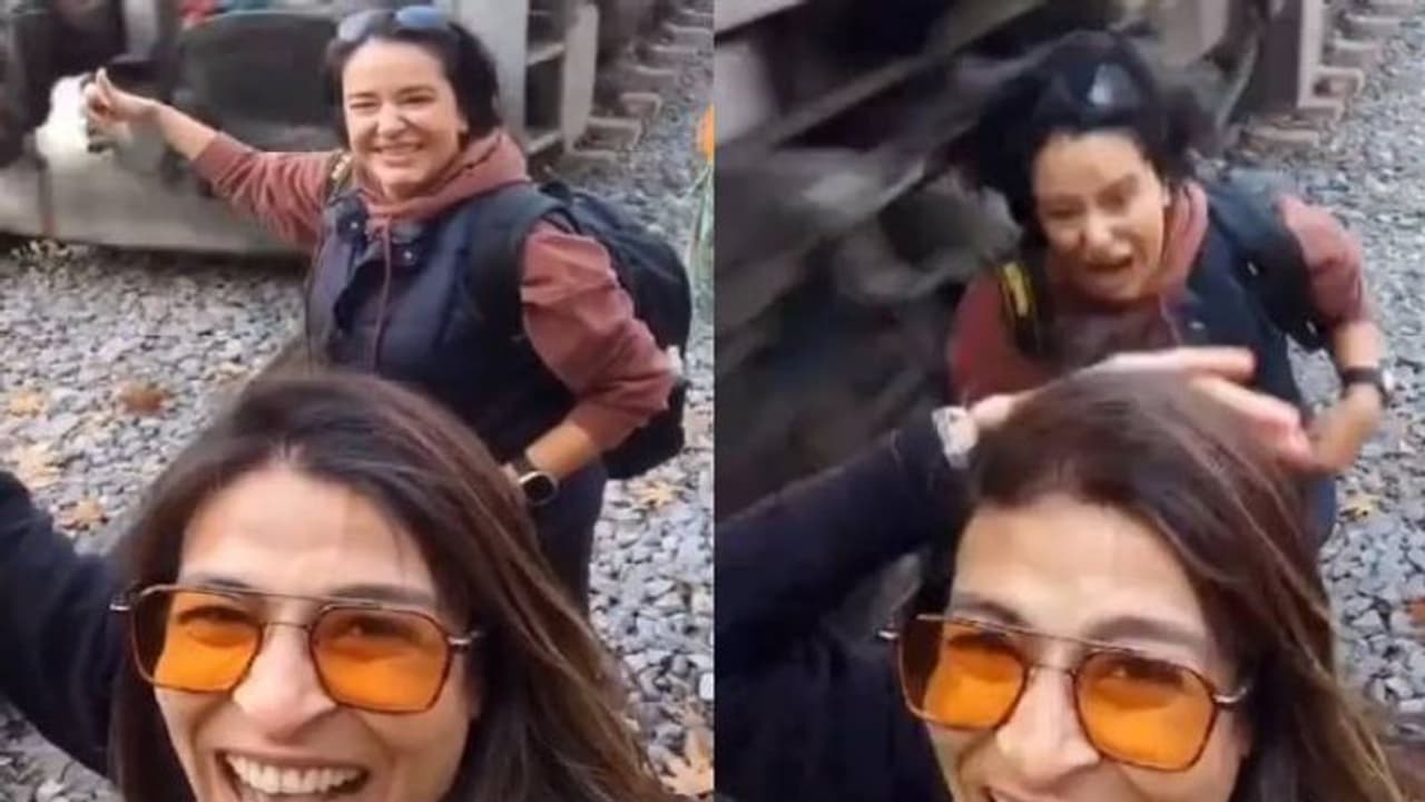 കണ്ടാലും കേട്ടാലും പഠിക്കില്ലേ? ട്രെയിൻ പോകുന്നതിനിടയിൽ സെൽഫി, യുവതിക്ക് സംഭവിച്ചത്...