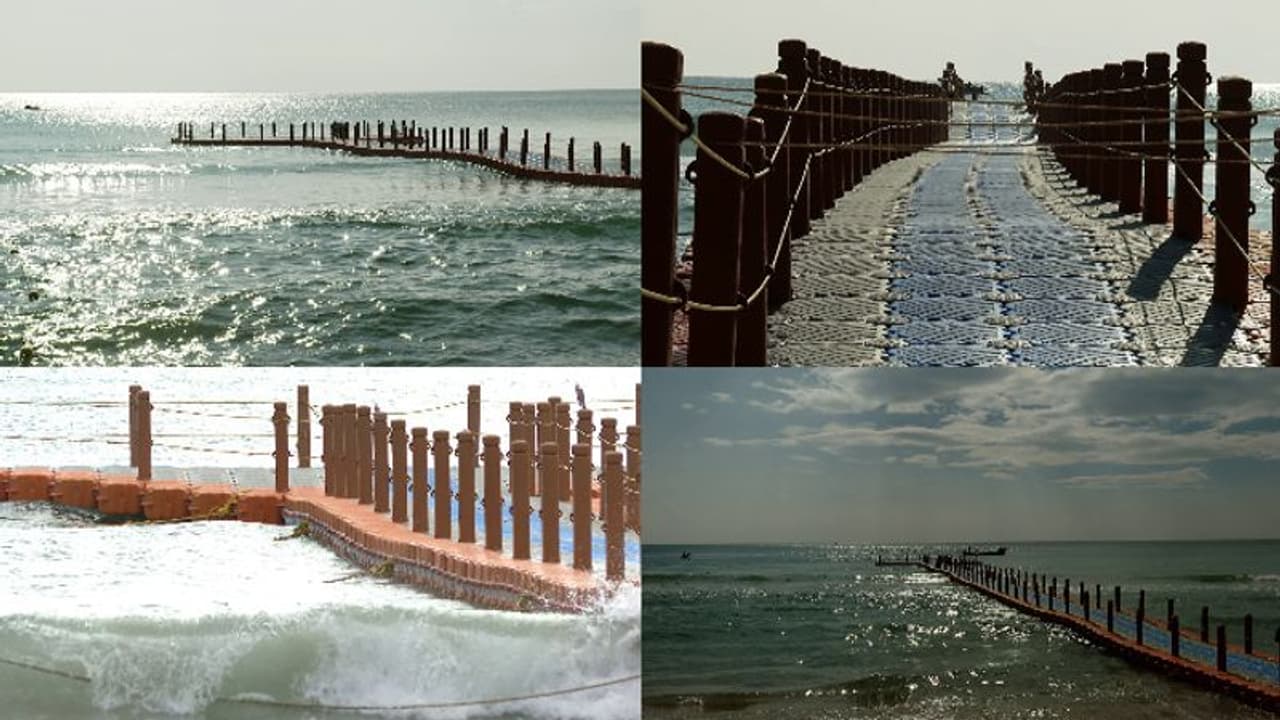 തിരുവനന്തപുരം ജില്ലയിലെ ആദ്യ ഫ്ളോട്ടിങ് ബ്രിഡ്ജ് വർക്കലയിൽ, മുന്നൂറ് പേരെ ഉൾക്കൊള്ളും,ഒരാള്ക്ക് 120 രൂപ ഫീസ് തിരുവനന്തപുരം ജില്ലയിലെ ആദ്യ ഫ്ളോട്ടിങ് ബ്രിഡ്ജ് വർക്കലയിൽ, മുന്നൂറ് പേരെ ഉൾക്കൊള്ളും,ഒരാള്ക്ക് 120 രൂപ ഫീസ്