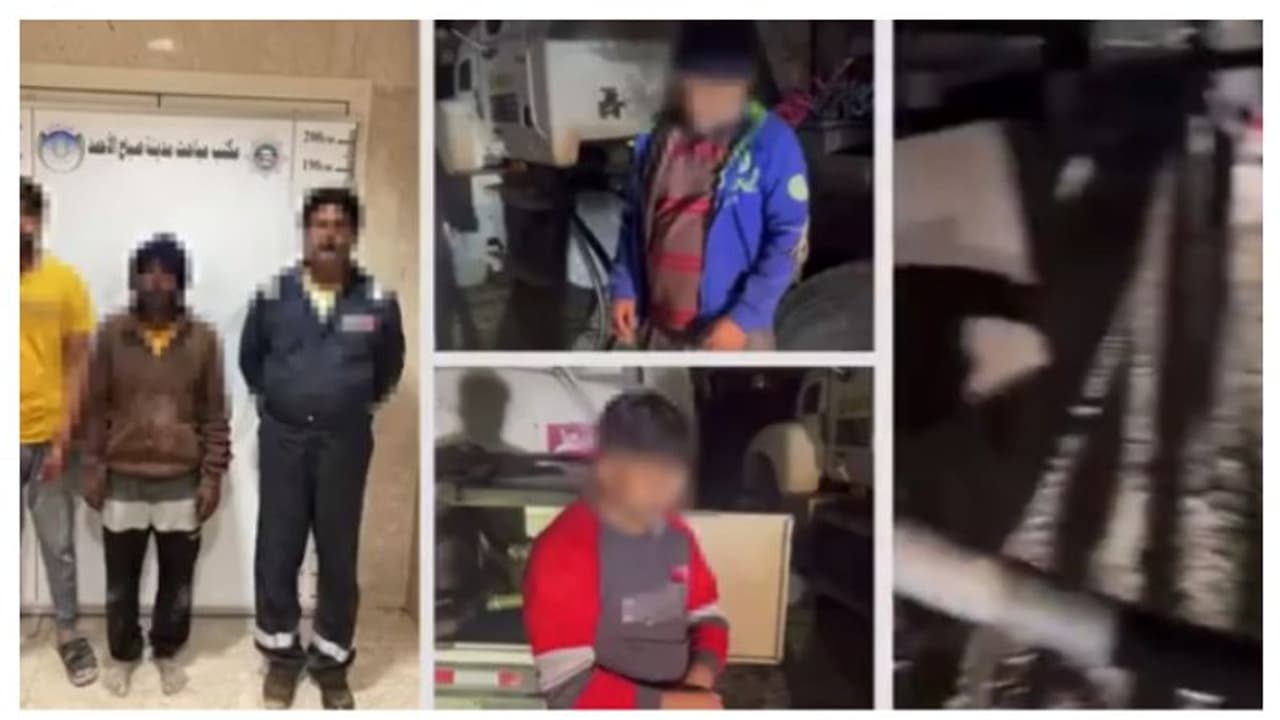 സബ്സിഡിയുള്ള ഡീസല് അനധികൃതമായി വിൽപ്പന നടത്തിയ പ്രവാസികള് കുവൈത്തിൽ അറസ്റ്റിൽ സബ്സിഡിയുള്ള ഡീസല് അനധികൃതമായി വിൽപ്പന നടത്തിയ പ്രവാസികള് കുവൈത്തിൽ അറസ്റ്റിൽ