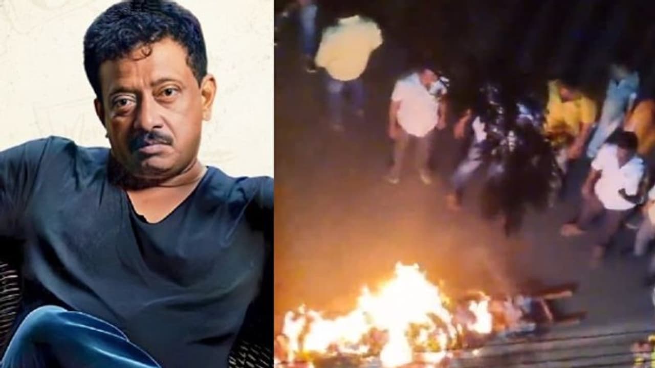 RGV : ఆర్జీవీ ‘వ్యూహం’... ఇంటి ముందు మంట పెట్టి మరీ వార్నింగ్.. వీడియో! RGV : ఆర్జీవీ ‘వ్యూహం’... ఇంటి ముందు మంట పెట్టి మరీ వార్నింగ్.. వీడియో!