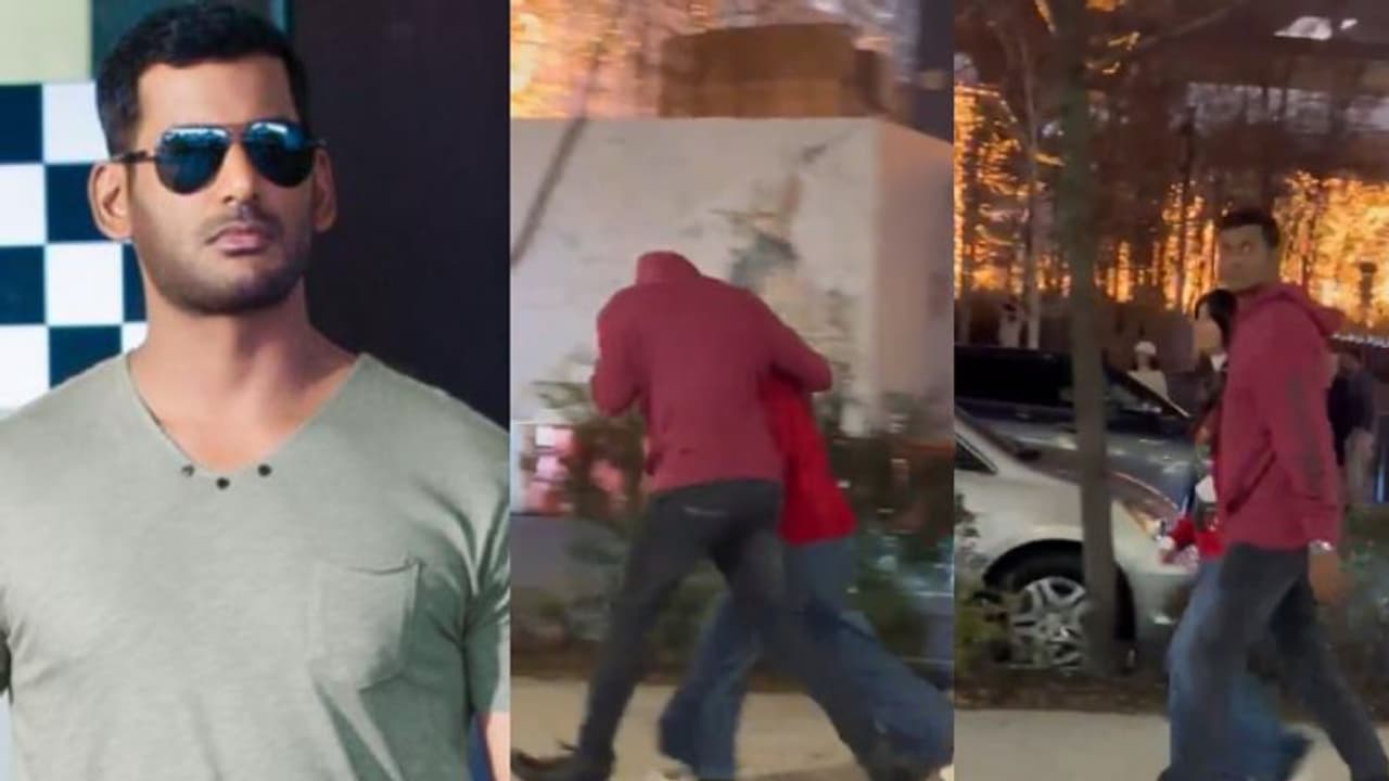 അജ്ഞാത യുവതിക്കൊപ്പം വിശാല്‍; ക്യാമറ കണ്ടപ്പോള്‍ ഓടി രക്ഷപ്പെട്ടു വീഡിയോ വൈറല്‍.!