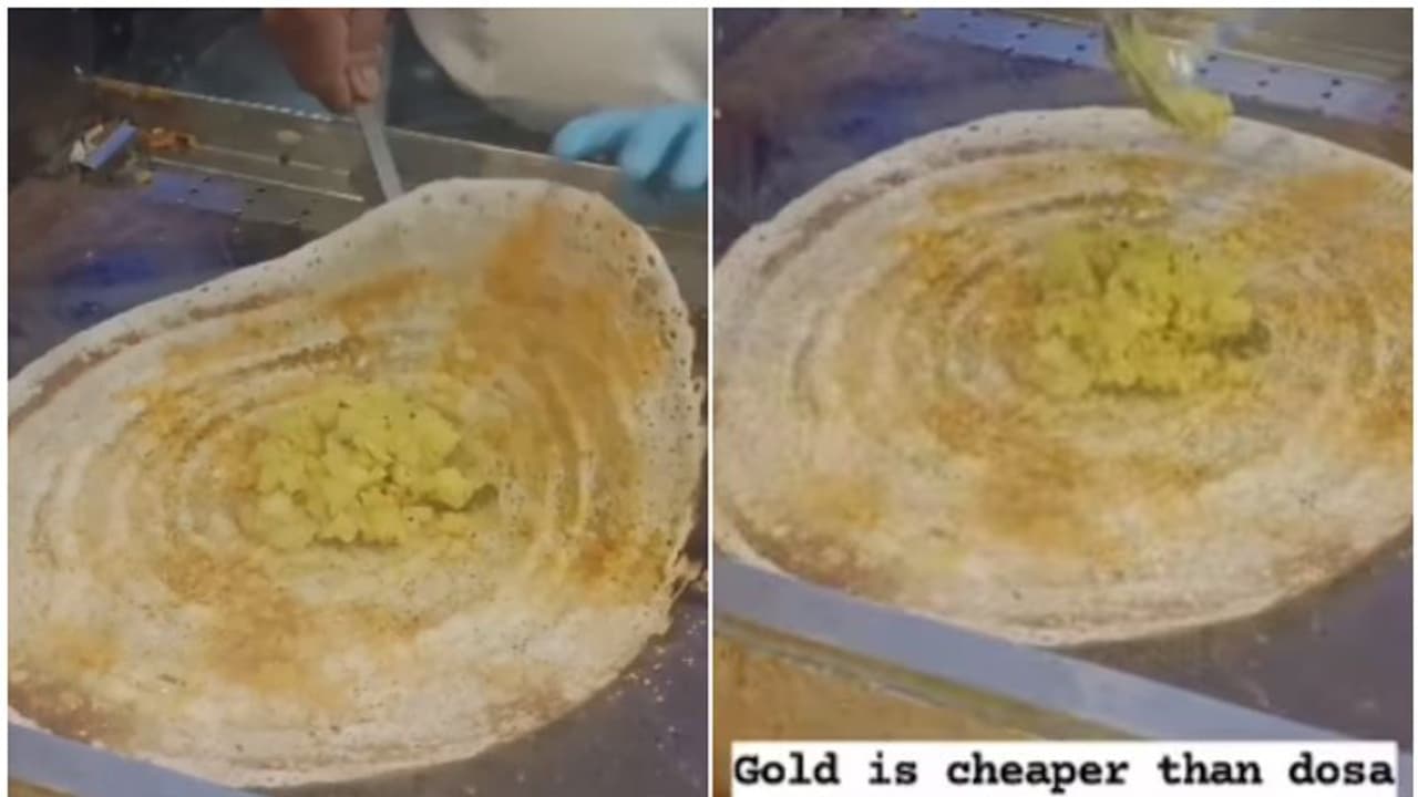 വില നോക്കാതെ പോയി ദോശ എങ്ങാനും ഓര്ഡർ ചെയ്താൽ! 'ഓർക്കാപ്പുറത്തെന്റെ പിന്നീന്നൊരടിയിത്', അറിയാതെ പാടി പോകും വില നോക്കാതെ പോയി ദോശ എങ്ങാനും ഓര്ഡർ ചെയ്താൽ! 'ഓർക്കാപ്പുറത്തെന്റെ പിന്നീന്നൊരടിയിത്', അറിയാതെ പാടി പോകും