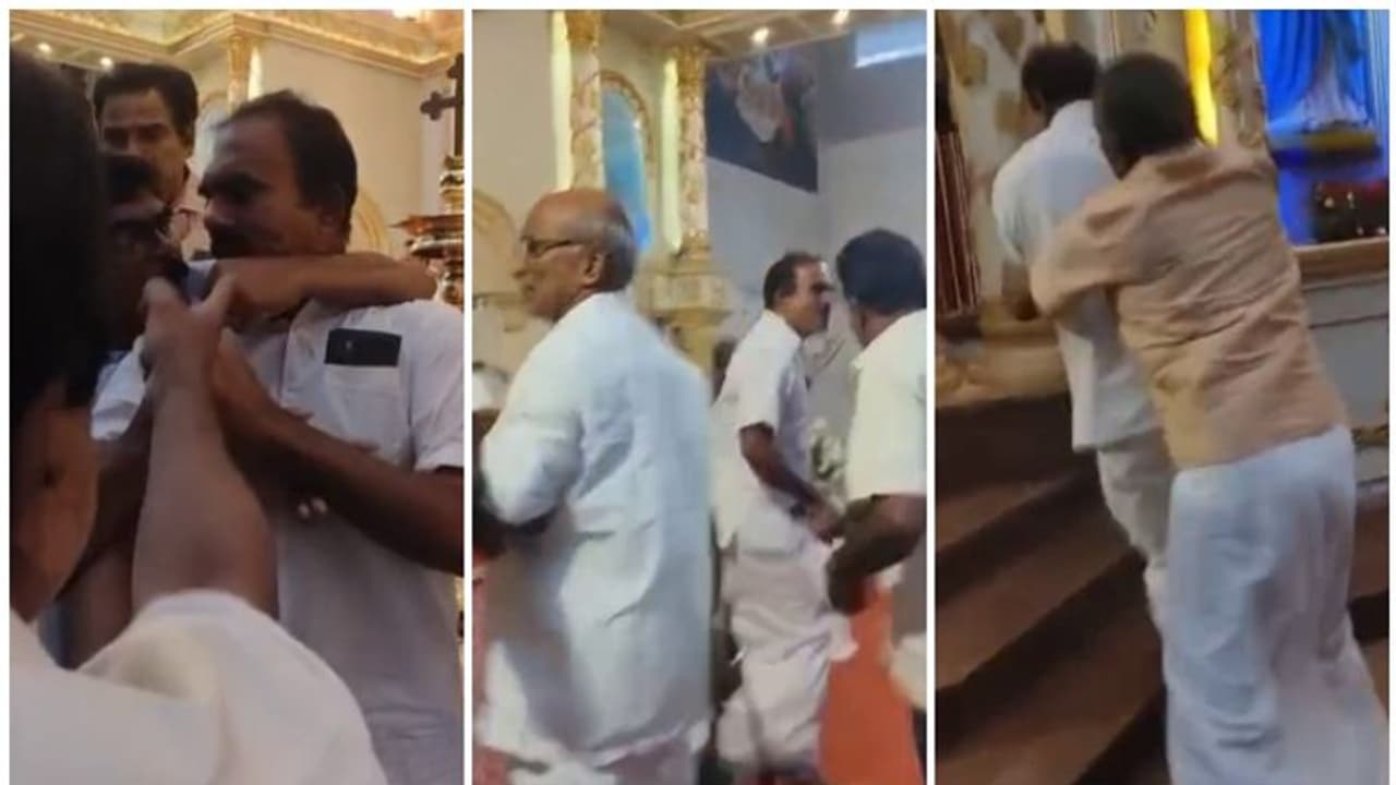 വീണ്ടും കുർബാന തർക്കം; കാലടി താന്നിപ്പുഴ പള്ളിയിൽ വിശ്വാസികൾ ഏറ്റുമുട്ടി