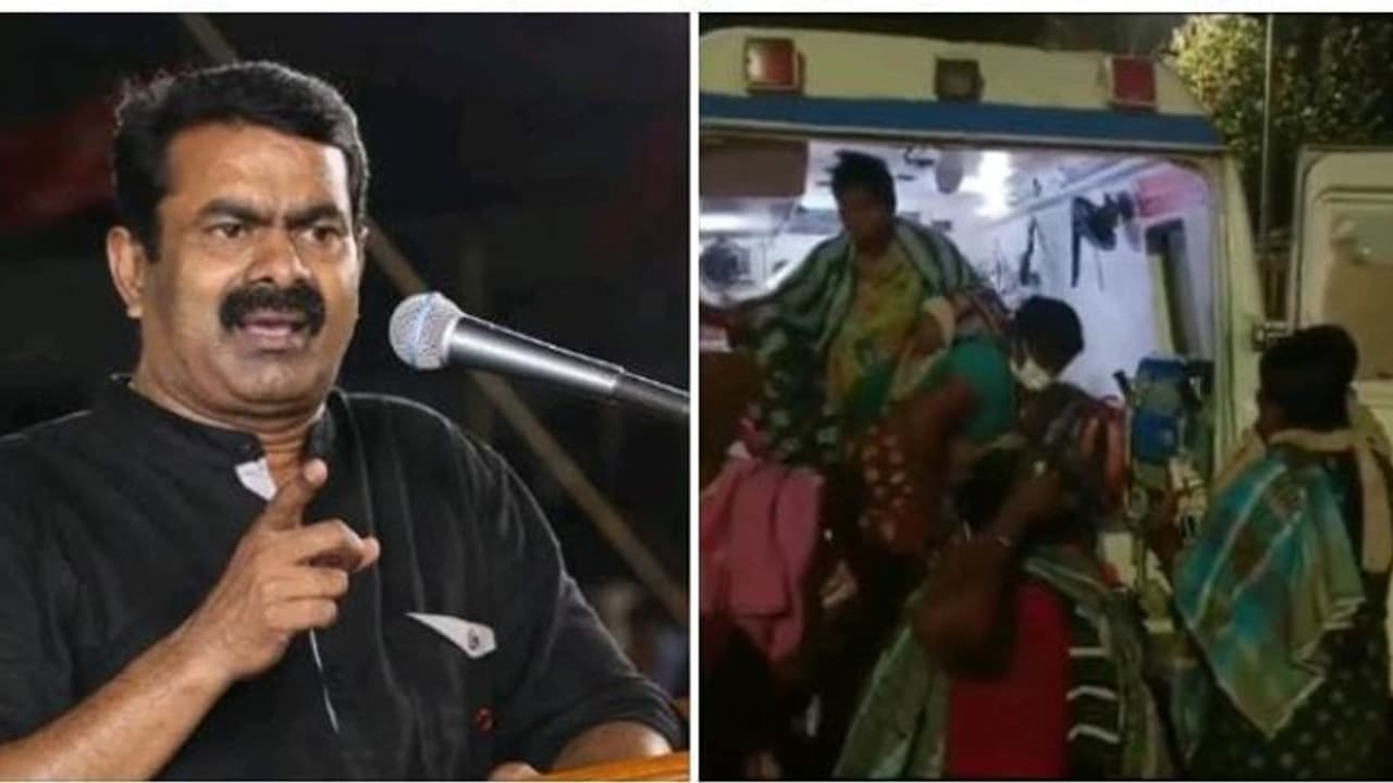 எண்ணெய்க் கசிவின்போது பெருமழையின் மீது பழி சுமத்தியவர்கள் தற்போது வாயுக்கசிவிற்கு யார் மீது பழி.?சீமான் கேள்வி எண்ணெய்க் கசிவின்போது பெருமழையின் மீது பழி சுமத்தியவர்கள் தற்போது வாயுக்கசிவிற்கு யார் மீது பழி.?சீமான் கேள்வி