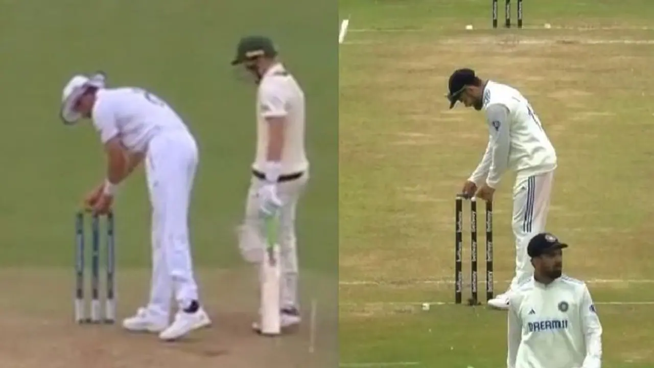 IND vs SA, 1st Test: Virat Kohli does a Stuard Broad with 'bail flip' magic; Englishman responds (WATCH)