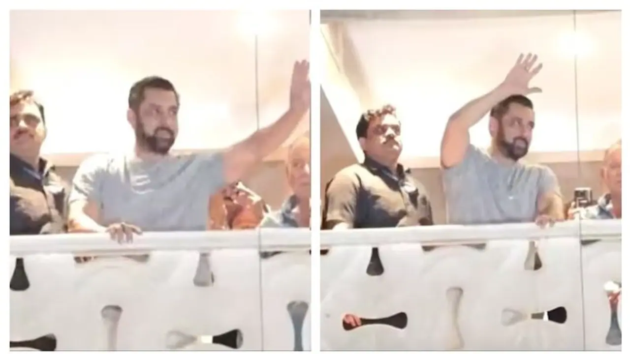 Salman Khan's 58th birthday: Actor greets fans gathered outside his house, Galaxy apartments WATCH Salman Khan's 58th birthday: Actor greets fans gathered outside his house, Galaxy apartments WATCH