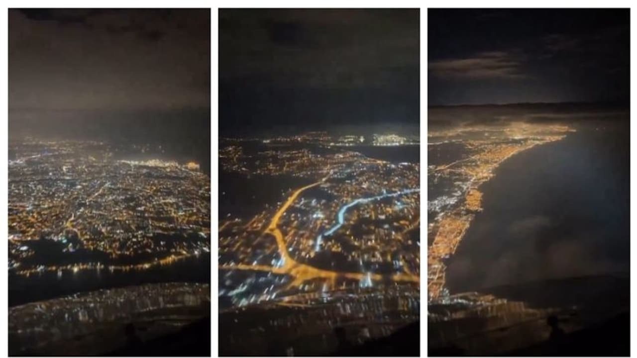 'മേഘങ്ങൾക്കും മുകളിൽ രാത്രിയുടെ സൗന്ദര്യം നുകര്ന്ന്...! ഫ്ലൈറ്റില് നിന്നുള്ള വിസ്മയിപ്പിക്കുന്ന വീഡിയോ വൈറൽ 'മേഘങ്ങൾക്കും മുകളിൽ രാത്രിയുടെ സൗന്ദര്യം നുകര്ന്ന്...! ഫ്ലൈറ്റില് നിന്നുള്ള വിസ്മയിപ്പിക്കുന്ന വീഡിയോ വൈറൽ