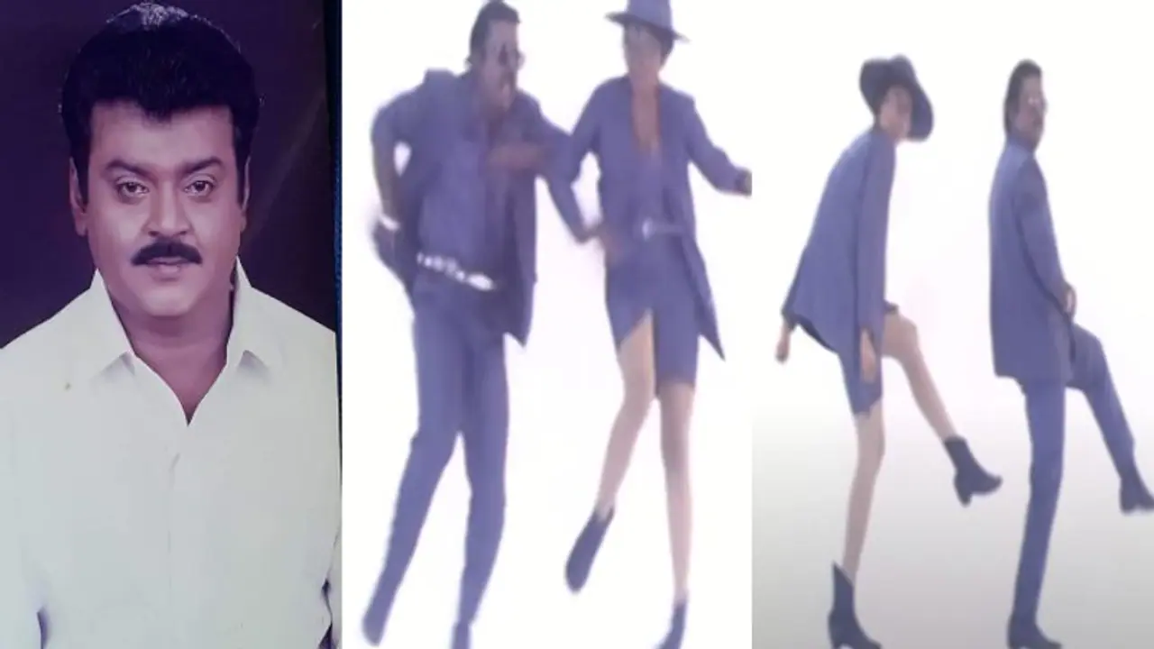 கேப்டனுக்கு டான்ஸ் வராதுன்னு யார் சொன்னா? பிரபு தேவாவை தன் நடனத்தால் மிரட்டிய விஜயகாந்த்! இரு சூப்பர் சாங்ஸ்!