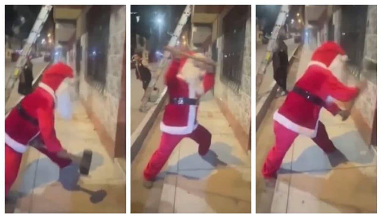 'പോലീസിനോടാണ് കളി.....'; സാന്താ ക്ലോസിന്‍റെ വേഷത്തില്‍ ലഹരി വേട്ടയ്ക്കിറങ്ങി പോലീസ് !