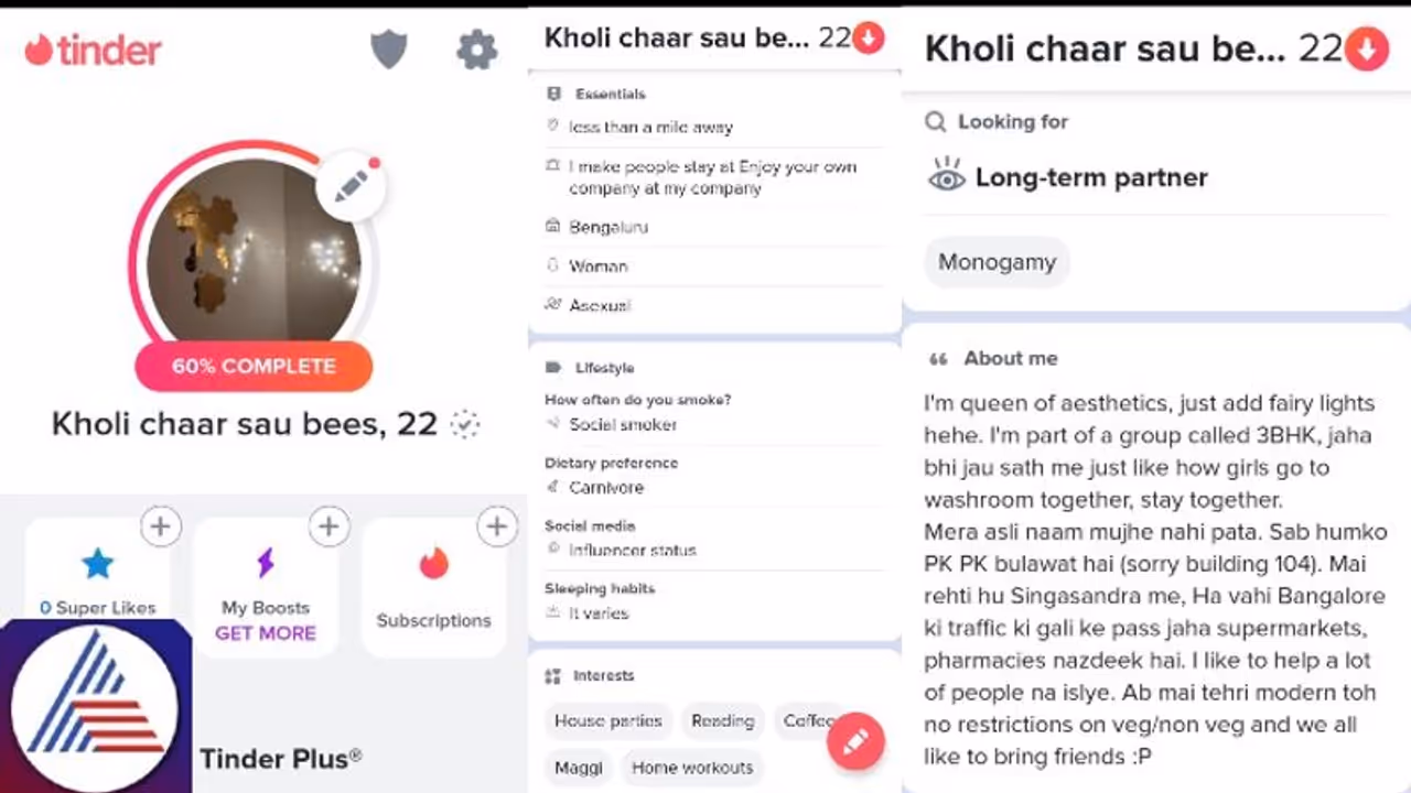 Kholi 420: Bengaluru's unconventional quest for a 3BHK flatmate on Tinder Kholi 420: Bengaluru's unconventional quest for a 3BHK flatmate on Tinder