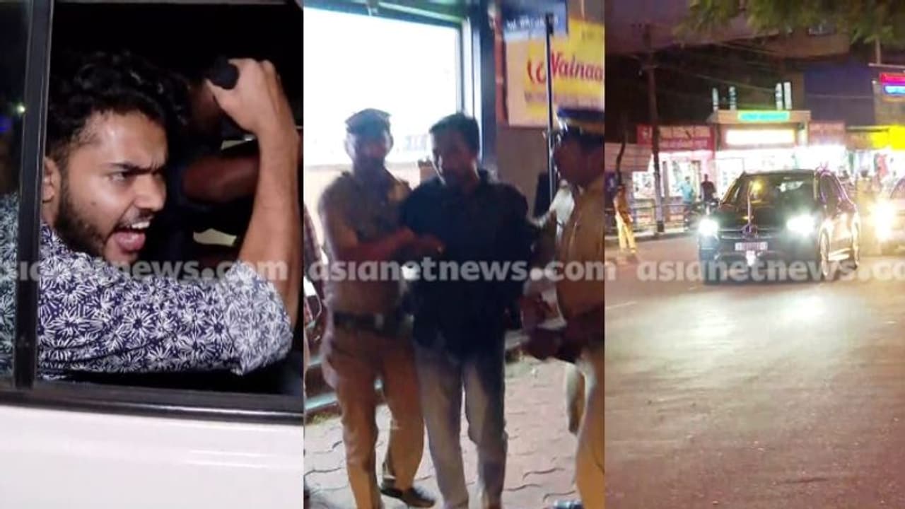 ഗവര്ണര്ക്കെതിരെ വീണ്ടും പ്രതിഷേധം; തിരുവനന്തപുരത്ത് എസ്എഫ്ഐ പ്രവര്ത്തകര് കരിങ്കൊടി കാണിച്ചു ഗവര്ണര്ക്കെതിരെ വീണ്ടും പ്രതിഷേധം; തിരുവനന്തപുരത്ത് എസ്എഫ്ഐ പ്രവര്ത്തകര് കരിങ്കൊടി കാണിച്ചു