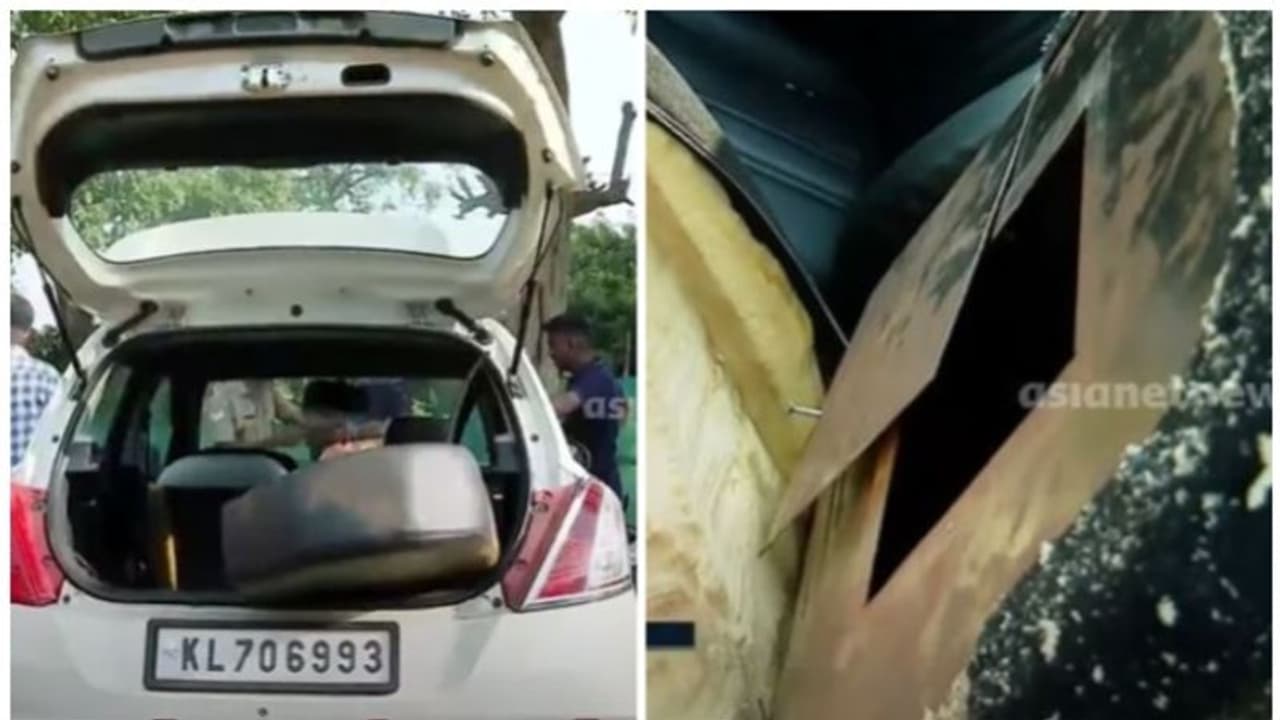 ഓരോ സംസ്ഥാനത്തും അവിടുത്തെ നമ്പ‍ർ പ്ലേറ്റ്, കുടുങ്ങിയത് കേരളത്തിൽ; ഡോർ തുറന്ന് നോക്കിയപ്പോൾ കാറിന് 'സീറ്റില്ല'
