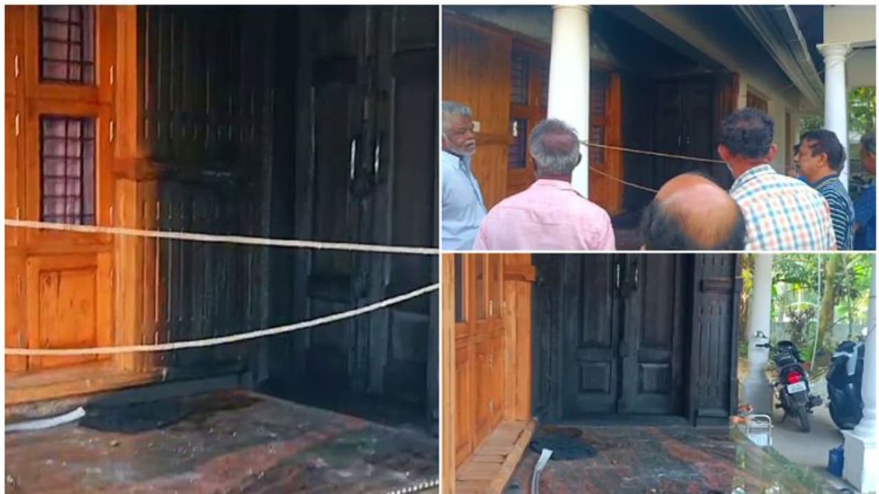 ആലുവയിൽ അർധരാത്രി വീടിന് തീവയ്ക്കാൻ ശ്രമം; ഒരാൾ നടന്നുപോകുന്ന സിസിടിവി ദൃശ്യം ലഭിച്ചു, അന്വേഷണം