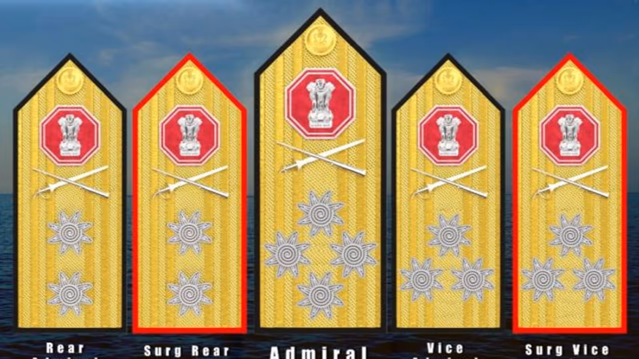 Indian Navy unveils new design of Admirals' epaulettes (WATCH)