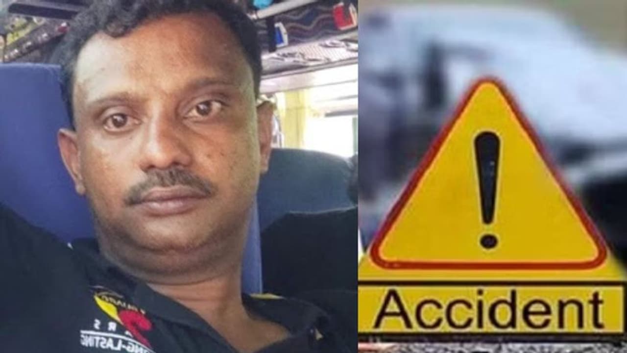 ഗതാഗതക്കുരുക്കിൽ കുടുങ്ങി, നിയന്ത്രിക്കാൻ റോഡിലിറങ്ങി, വാക്കേറ്റം; ബസ് കണ്ടക്ടറെ ലോറിയിടിച്ചു, ദാരുണാന്ത്യം