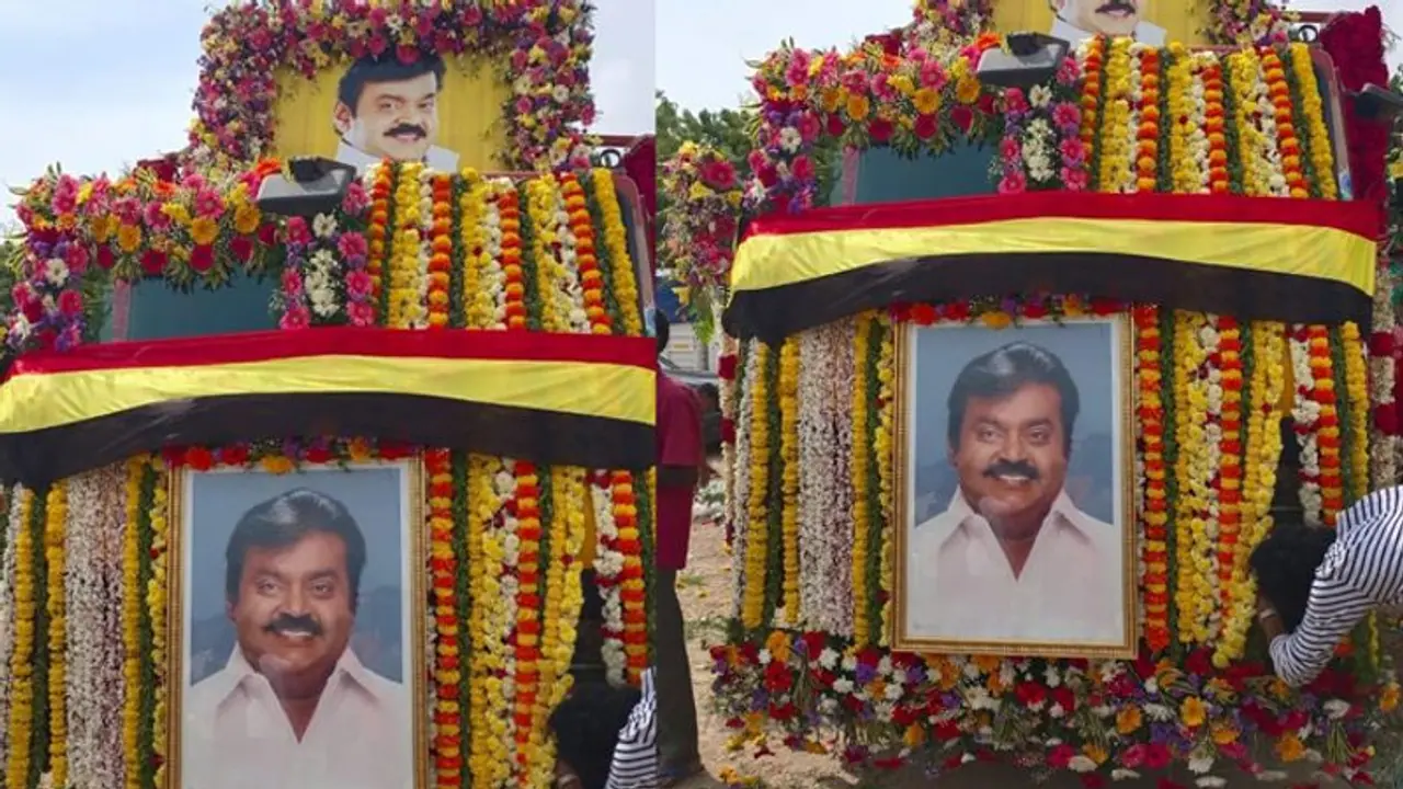 விஜயகாந்தின் இறுதி ஊர்வலம், தீவுத்திடம் ஏற்பாடுகள் செலவுகளை ஏற்றது தமிழக அரசு! 200 பேருக்கு மட்டுமே அனுமதி.!