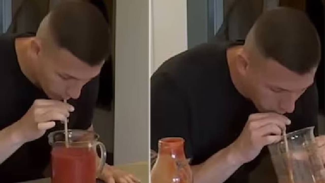 എന്റമ്മോ എന്തൊരു കുടി; വെറും സെക്കന്റുകൾ മാത്രം, യുവാവ് കുടിച്ചുതീർത്തത് ഒരു ലിറ്റർ തക്കാളി സോസ്