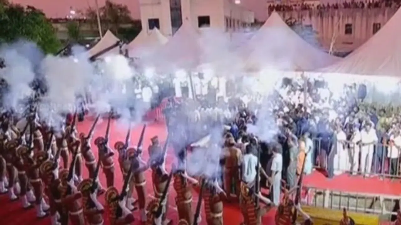 Farewell to Captain Vijayakanth: DMDK office hosts final rites with 72-gun salute in Chennai (WATCH)