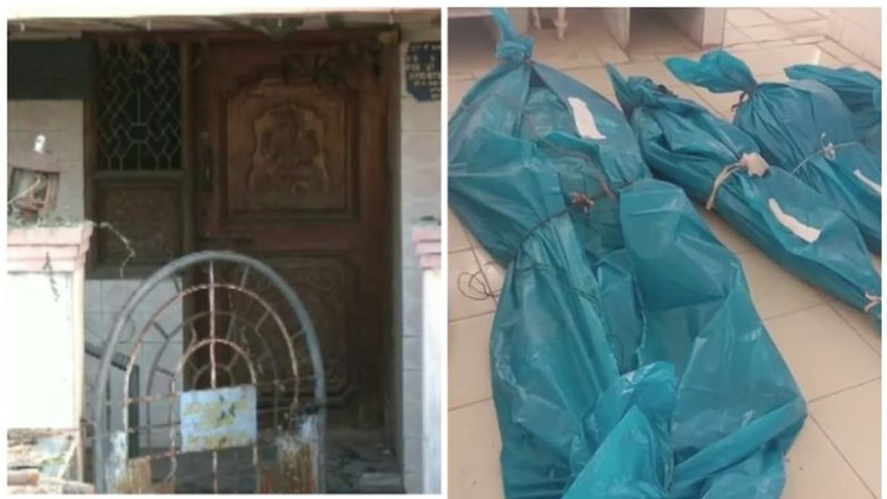 വീടിനുള്ളിൽ 5 അസ്ഥികൂടങ്ങൾ; മൂന്നരക്കൊല്ലമായി വീട് പൂട്ടിയ നിലയിൽ; സംഭവം കർണാടകയിലെ ചിത്രദുർ​ഗയിൽ, അന്വേഷണം