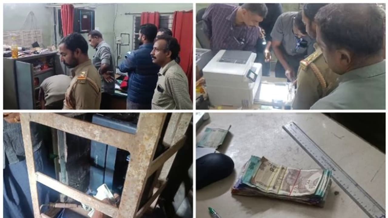 കുമളി ചെക്ക് പോസ്റ്റിൽ വിജിലൻസിന്റെ മിന്നൽപരിശോധന; ഉപേക്ഷിച്ച പ്രിന്ററിന്റെ ഉള്ളിലും പണം; വ്യാപക ക്രമക്കേട് കുമളി ചെക്ക് പോസ്റ്റിൽ വിജിലൻസിന്റെ മിന്നൽപരിശോധന; ഉപേക്ഷിച്ച പ്രിന്ററിന്റെ ഉള്ളിലും പണം; വ്യാപക ക്രമക്കേട്