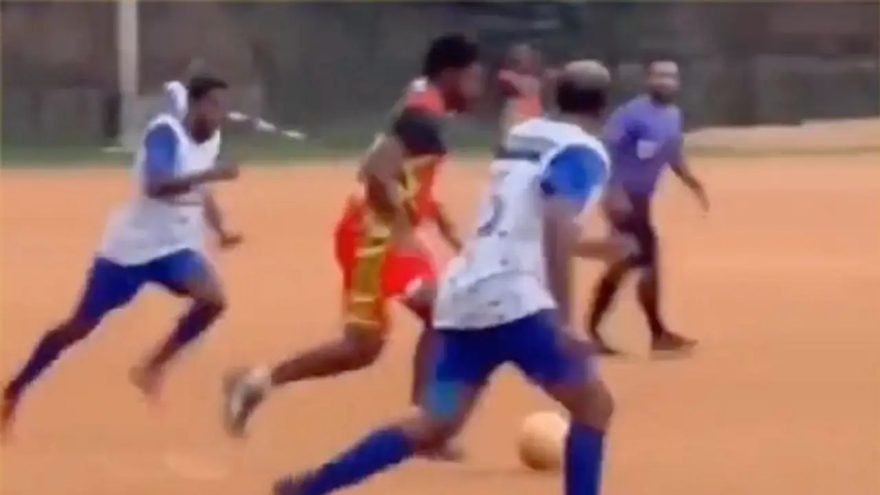 From Cricket to the Football pitch: Sanju Samson's spirited game at Kerala Sevens goes viral (WATCH)