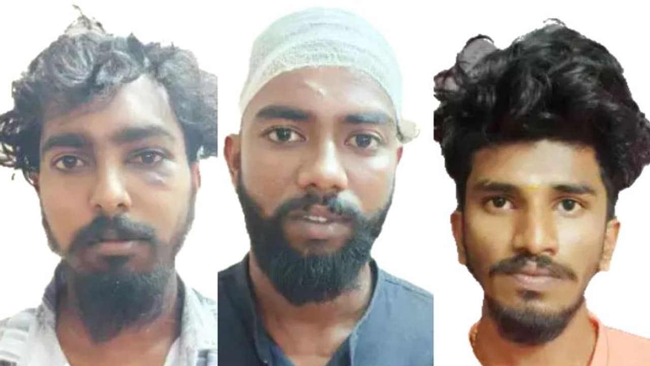 ക്ഷേത്രത്തിലേക്ക് വന്ന യുവാവിനെ തടഞ്ഞു നിര്‍ത്തി ആക്രമിച്ചു; മൂന്നു പേര്‍ പിടിയില്‍
