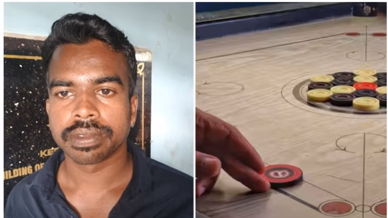 ക്യാരംസ് കളിക്കിടെ കോയിൻ പുറത്തുപോയതിനെ ചൊല്ലി തർക്കം; യുവാവിന്റെ മുഖത്ത് ചുറ്റികയ്ക്കടിച്ചു, പ്രതി പിടിയിൽ ക്യാരംസ് കളിക്കിടെ കോയിൻ പുറത്തുപോയതിനെ ചൊല്ലി തർക്കം; യുവാവിന്റെ മുഖത്ത് ചുറ്റികയ്ക്കടിച്ചു, പ്രതി പിടിയിൽ