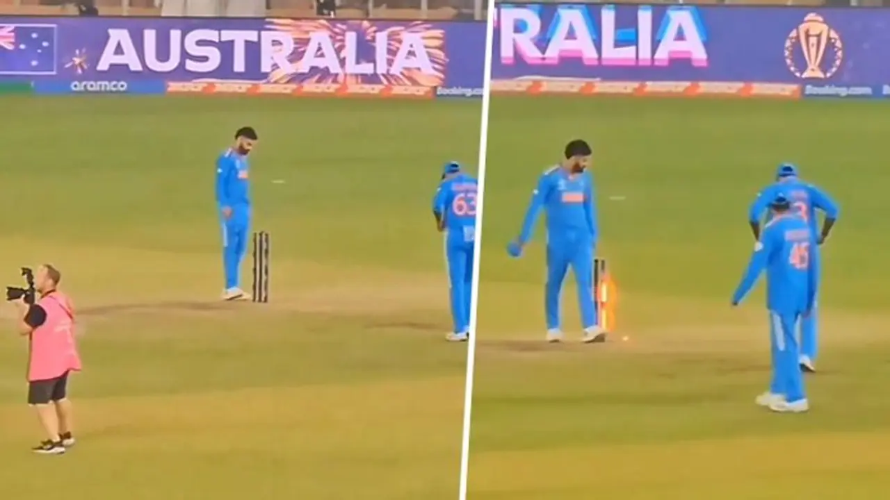 virat kohli: విరాట్ కోహ్లీ ఎమోషనల్.. గ్రౌండ్ లోనే ఇలా.. ! virat kohli: విరాట్ కోహ్లీ ఎమోషనల్.. గ్రౌండ్ లోనే ఇలా.. !