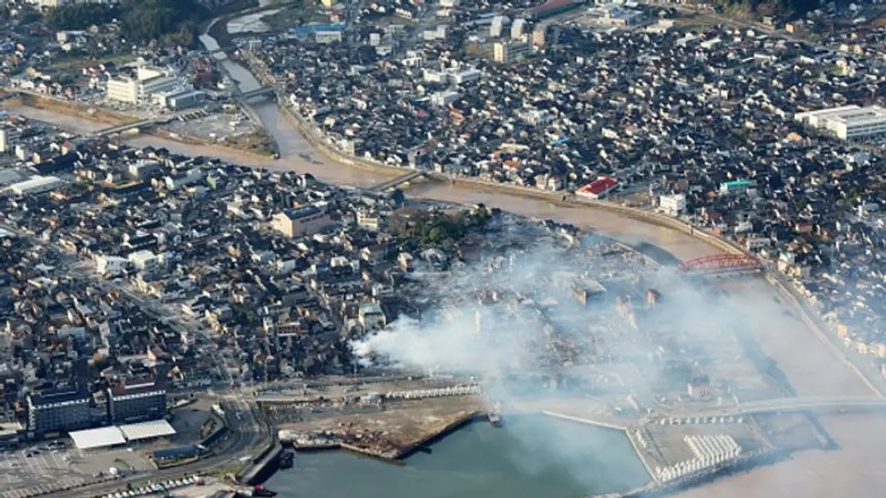 Devastation in Japan's Wajima, Ishikawa: Aerial footage reveals aftermath of 7.5 magnitude earthquake (WATCH) Devastation in Japan's Wajima, Ishikawa: Aerial footage reveals aftermath of 7.5 magnitude earthquake (WATCH)