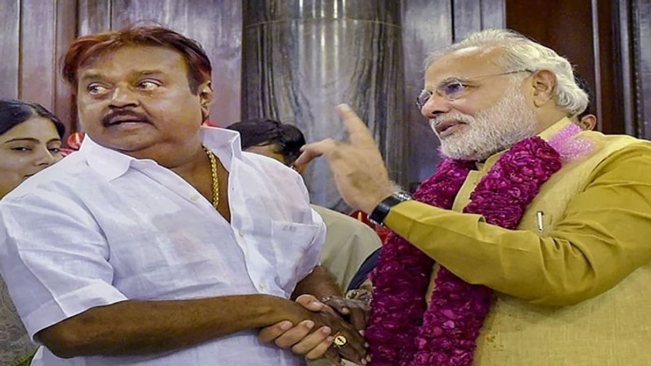 அரசியலிலும் விஜயகாந்த் கேப்டன்தான்: பிரதமர் மோடி நெகிழ்ச்சி!