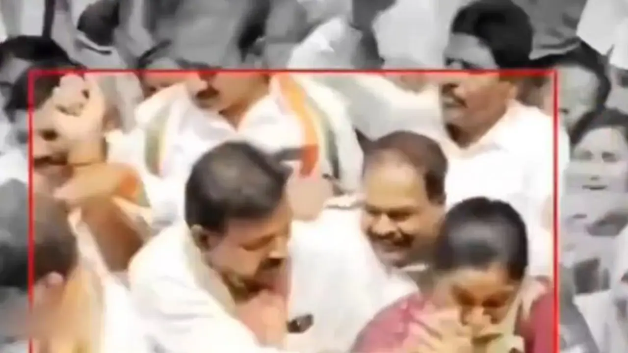 ಮಹಿಳೆ ಜೊತೆ ಅನುಚಿತ ವರ್ತನೆ, ತೆಲಂಗಾಣ ಕಾಂಗ್ರೆಸ್ ಶಾಸಕನ ವಿಡಿಯೋ ವೈರಲ್!