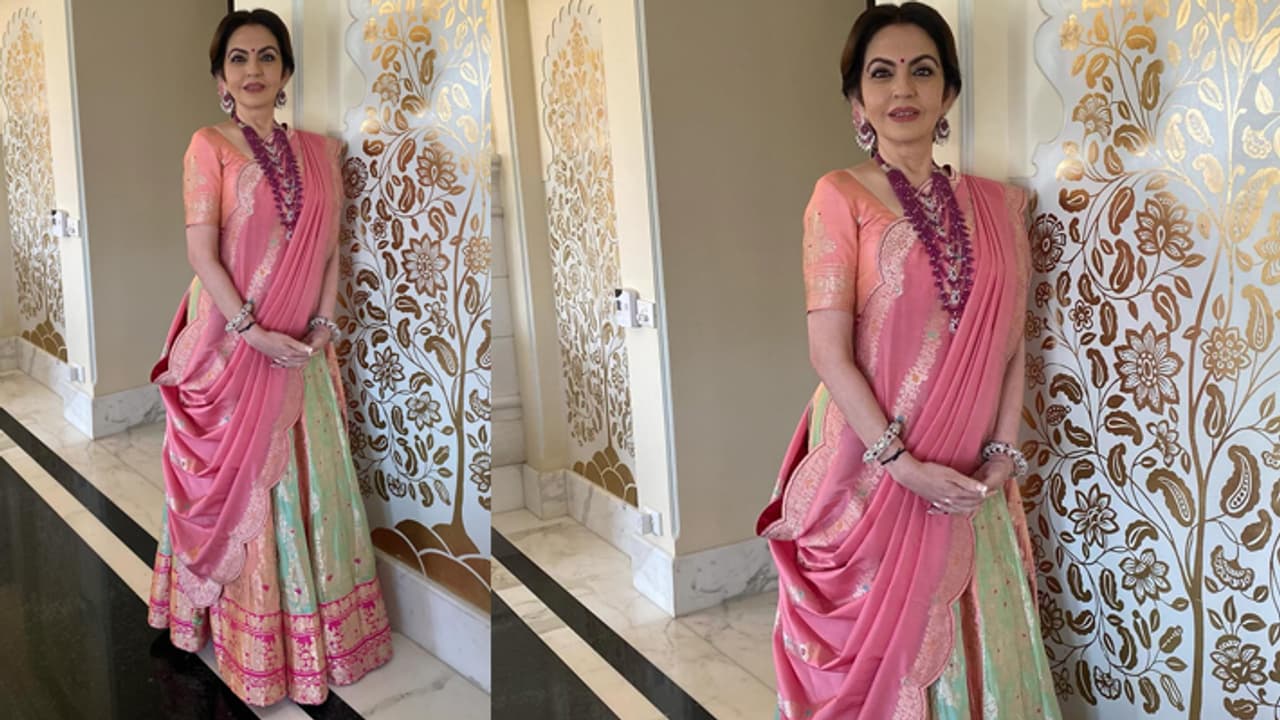 Nita Ambani lehanga Saree