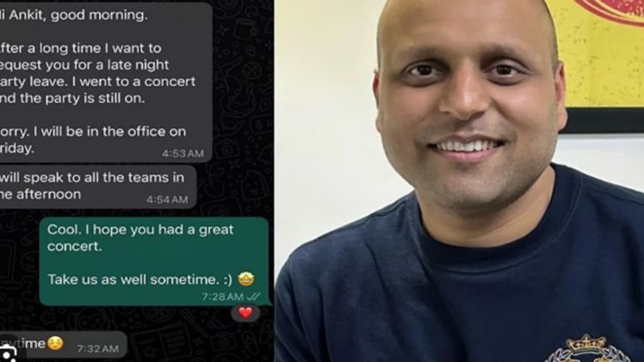 ಲೇಟ್ ನೈಟ್ ಪಾರ್ಟಿ ರಜೆ ಕೊಡಿ ಎಂದು ಮೆಸೇಜ್ ಮಾಡಿದ ಉದ್ಯೋಗಿ; ನನ್ನನ್ನೂ ಕರ್ಕೊಂಡೋಗಿ ಎಂದ ಸಿಇಒ! ಲೇಟ್ ನೈಟ್ ಪಾರ್ಟಿ ರಜೆ ಕೊಡಿ ಎಂದು ಮೆಸೇಜ್ ಮಾಡಿದ ಉದ್ಯೋಗಿ; ನನ್ನನ್ನೂ ಕರ್ಕೊಂಡೋಗಿ ಎಂದ ಸಿಇಒ!