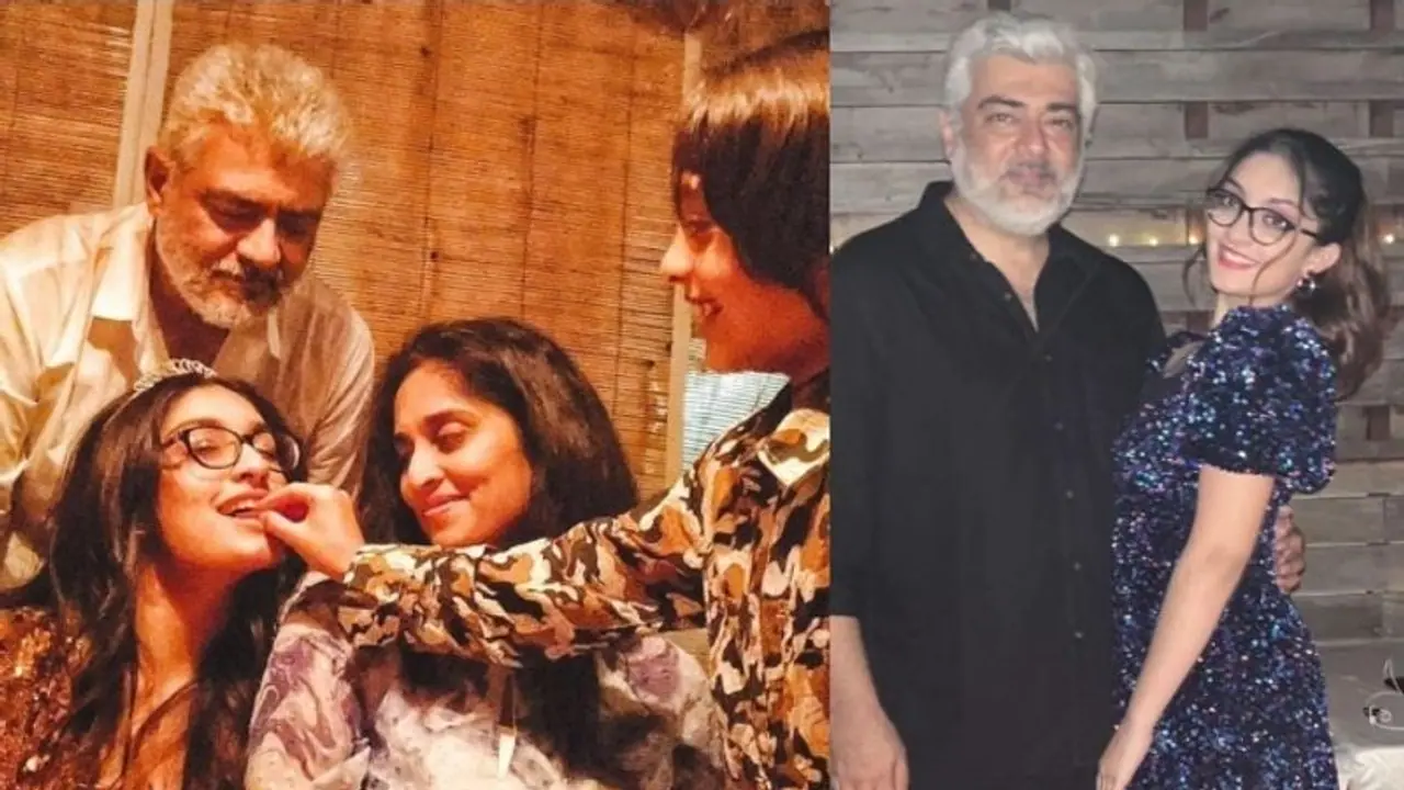 മകള്‍ അനൗഷ്‍കയ്ക്ക് പതിനാറാം പിറന്നാള്‍; ആഘോഷിച്ച് അജിത്തും ശാലിനിയും