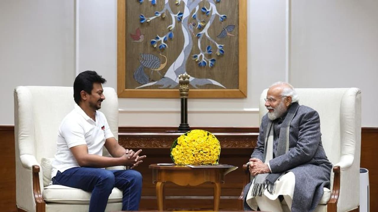 பிரதமர் மோடியைச் சந்தித்து கேலோ இந்தியாவுக்கு அழைப்பு விடுத்த உதயநிதி ஸ்டாலின்!