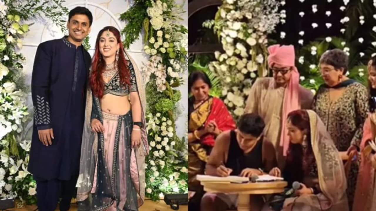 ആമിര്‍ ഖാന്‍റെ മകള്‍ ഇറ ഖാന്‍റെ വിവാഹത്തിന് വരന്‍റെ വേഷം ഷോര്‍ട്സും കയ്യില്ലാത്ത ബനിയൻ; കാരണം ഇതാണ്.!