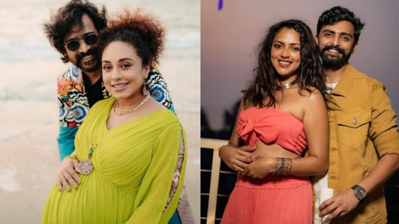 പേളിയുടെ പ്രെ​ഗ്നൻസി ആശംസ, 'നീയാണിതിന് തുടക്കമിട്ടതെ'ന്ന് അമല പോൾ, നീരസം പ്രകടിപ്പിച്ച് ആരാധകർ