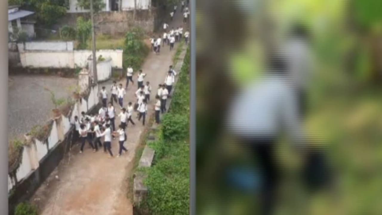 റോഡിലും വയലിലും ഓടി നടന്ന് തല്ല്; താമരശ്ശേരിയിൽ ഹൈസ്കൂൾ വിദ്യാർത്ഥികൾ തമ്മിൽ പൊരിഞ്ഞ അടി!