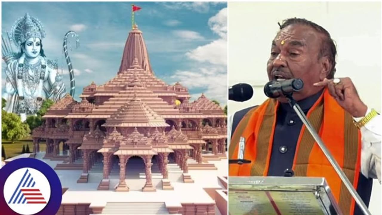 ಯಾರಾದ್ರೂ ರಾಮ ಮಂದಿರ ಕೆಡವಿ ಮಸೀದಿ ಕಟ್ಟಿದರೆ, ಅವರಪ್ಪನಿಗೆ ಹುಟ್ಟಿದೋನು ಅಂತೀನಿ: ಕೆ.ಎಸ್.ಈಶ್ವರಪ್ಪ 