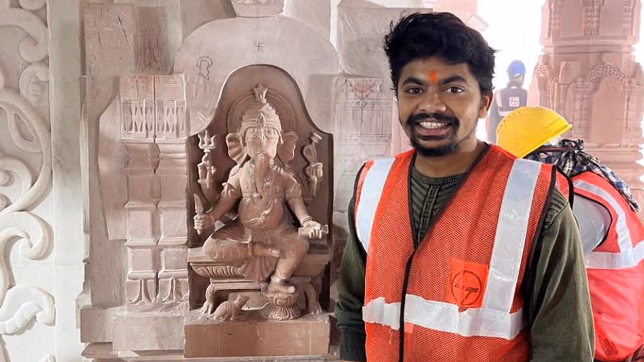 ಅಯೋಧ್ಯೆ ನಿರ್ಮಾಣ ಕಾರ್ಯದಲ್ಲಿ ಕನ್ನಡಿಗರ ಹವಾ: ಕೋಟೆನಾಡಿನ ಶಿಲ್ಪಿ ಕೈಯಿಂದ ಮೂಡಿತು ಗಣೇಶ!