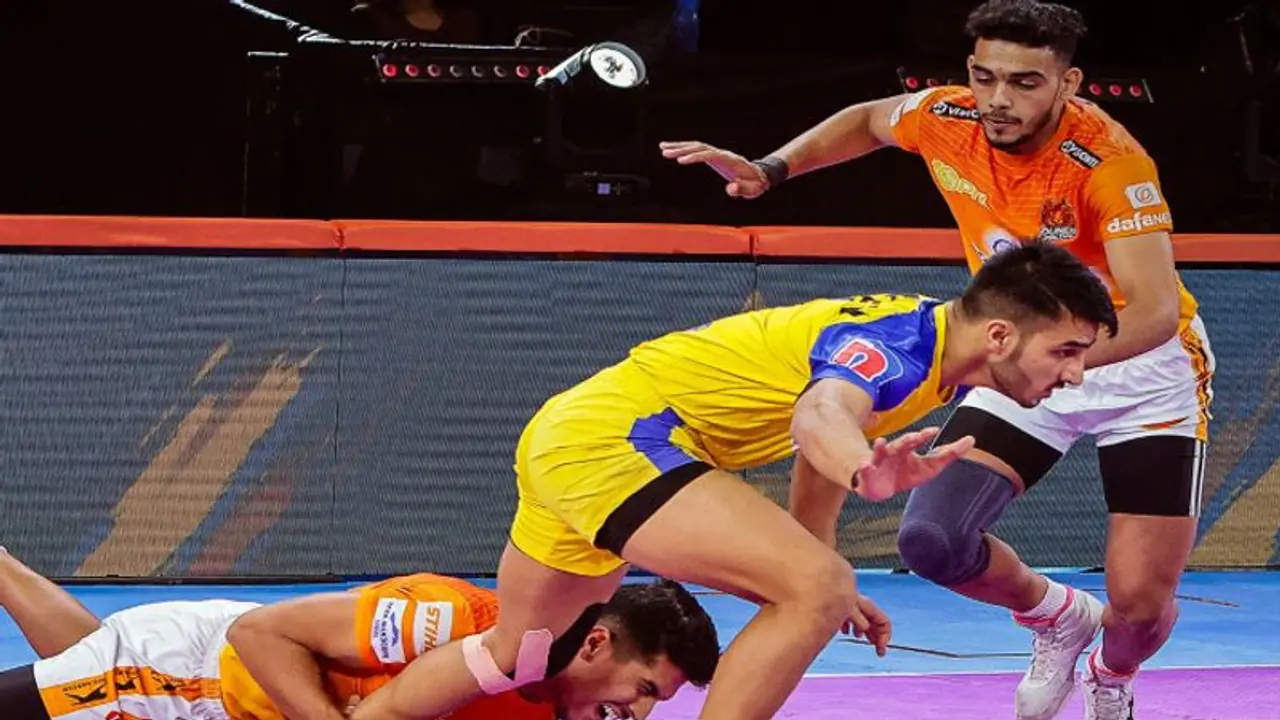 PKL10: 8ஆவது தோல்வி – கடைசி வரை போராடி 3 புள்ளிகளில் வெற்றியை கோட்டைவிட்ட தமிழ் தலைவாஸ்! PKL10: 8ஆவது தோல்வி – கடைசி வரை போராடி 3 புள்ளிகளில் வெற்றியை கோட்டைவிட்ட தமிழ் தலைவாஸ்!