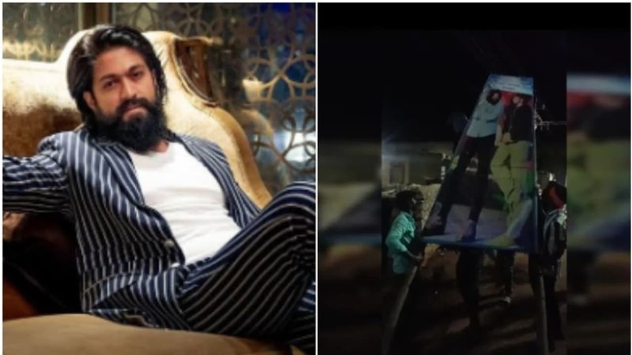 യാഷിന്റെ ജന്മദിനത്തിന് ബാനര് കെട്ടാന് കയറിയ മൂന്ന് ആരാധകര്ക്ക് ദാരുണാന്ത്യം യാഷിന്റെ ജന്മദിനത്തിന് ബാനര് കെട്ടാന് കയറിയ മൂന്ന് ആരാധകര്ക്ക് ദാരുണാന്ത്യം