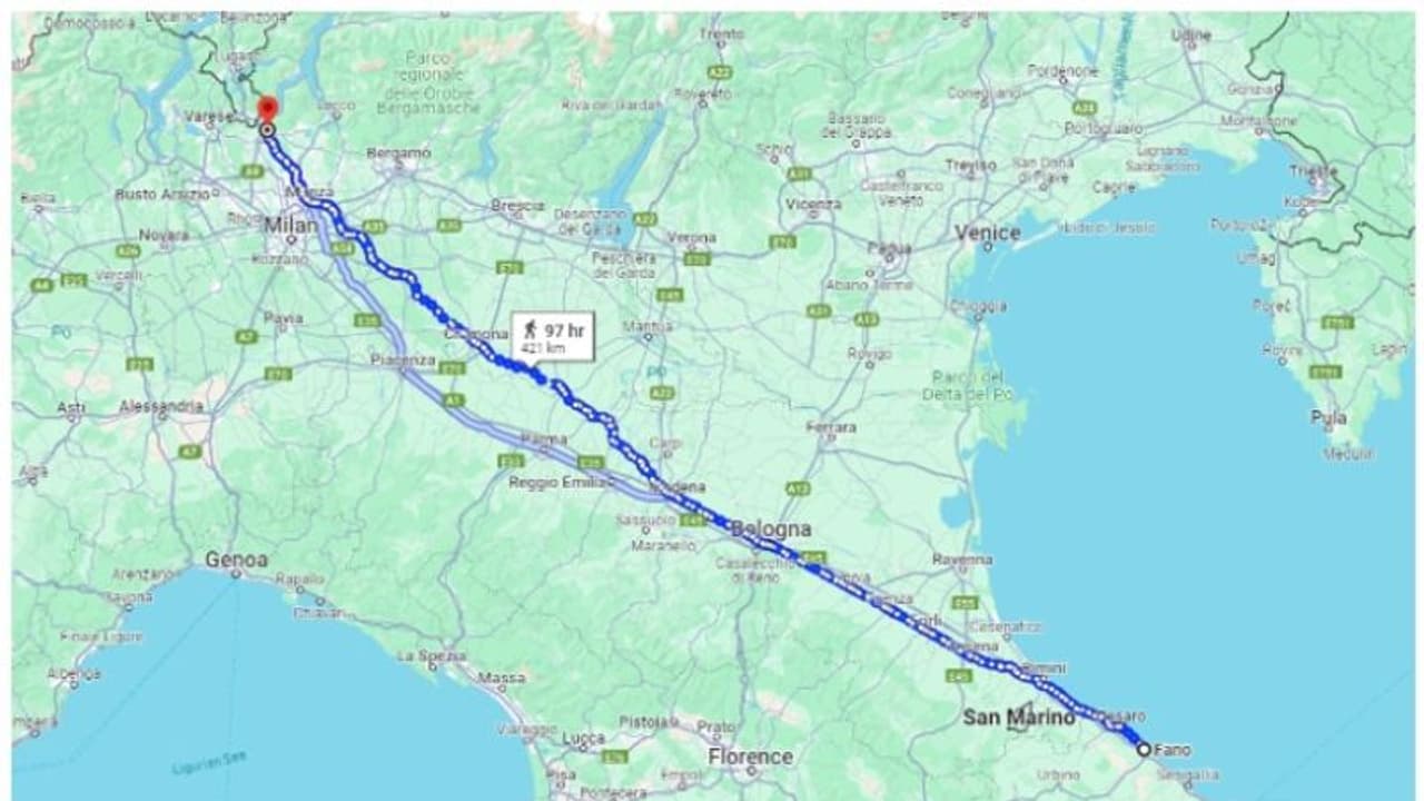 ഭാര്യയുമായി വഴക്കിട്ടു, സ്വയം തണുപ്പിക്കാനായി നടന്നു; ഒടുവിൽ, നടപ്പ് തീർന്നപ്പോൾ പിന്നിട്ടത് 450 കിലോ മീറ്റർ !