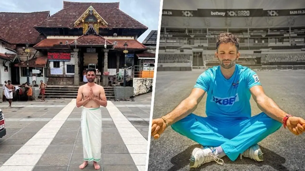 Keshav Maharaj welcomed to Lucknow Super Giants camp with 'Ram Siya Ram (WATCH)